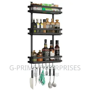 Over Fridge Organizer, Refrigerator Side Storage Rack