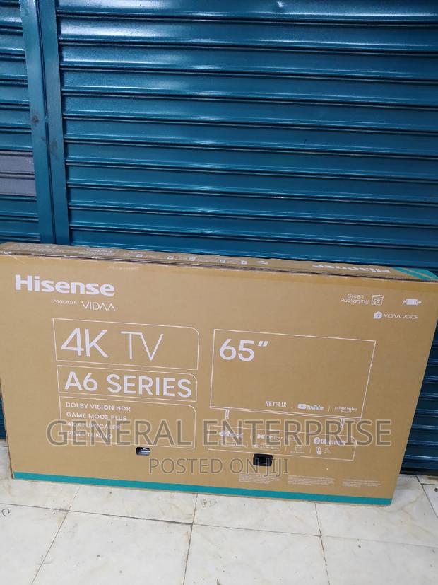 Hisense 65′′ 65a6 Series Smart Vidaa Tv