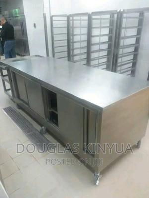 Stainless Steel Working Table/ Cabinet. - thumbnail 2