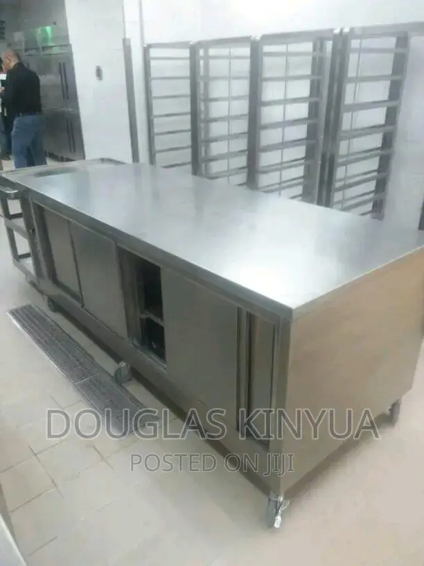 Stainless Steel Working Table/ Cabinet.