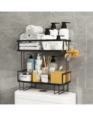 2-Tier Over the Toilet Storage, Bathroom Organizer Shelves