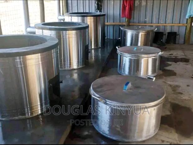 100ltrs Stainless Steel Energy Saving Jiko.