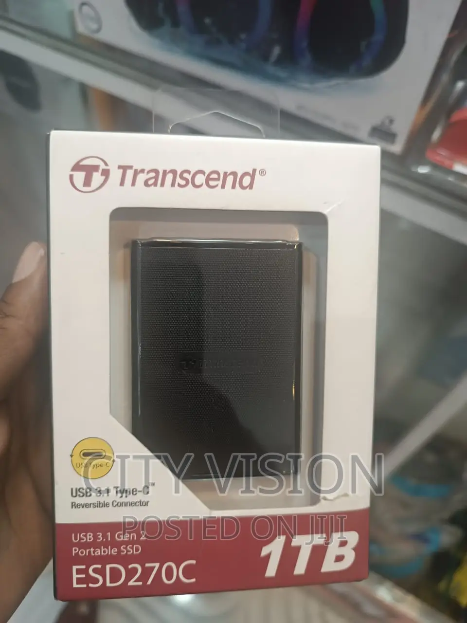 Transcend 1TB (ESD270C)Usb 3.1 Gen2 SSD 1TB Transcend 1tb !!