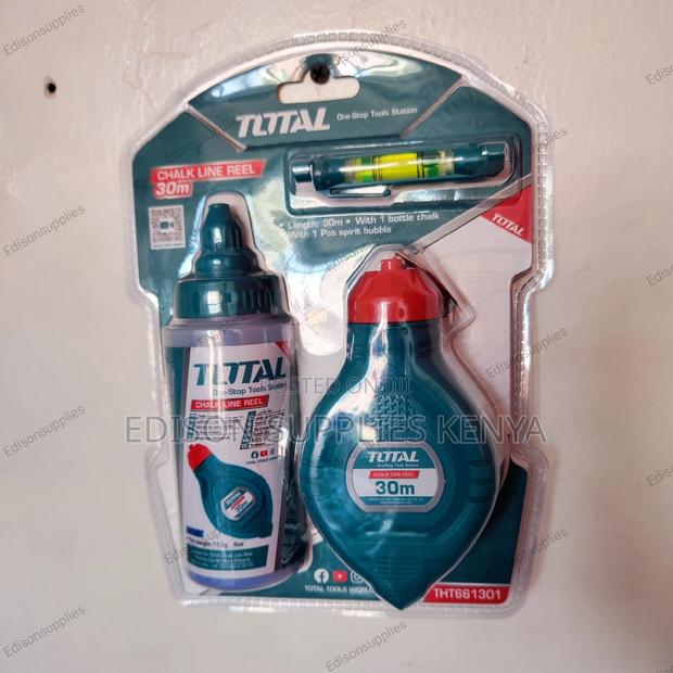 Total Chalk Line Reel Set 30M Chalk Line 30 Metres