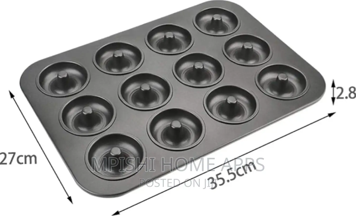 Nonstick 12holes DONUT Baking Tins