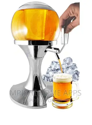 Spherical Wine Dispenser With Ice Slot Separator 3.5L