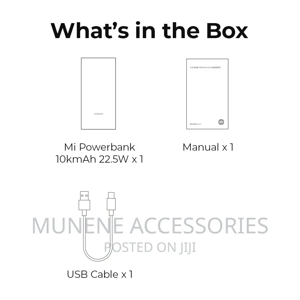 Xiaomi Mi 22.5W Powerbank 3 10000mah Pd USB C Fast Charging