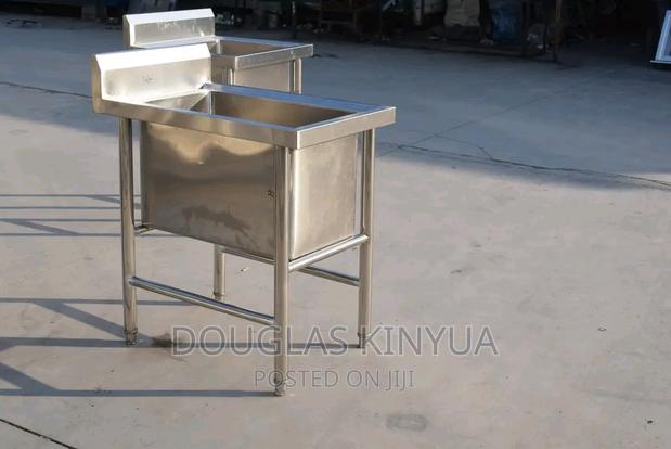 Sink Stainless Steel Single Bowl:: - main view