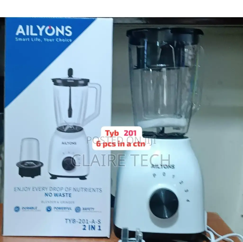Ailyons 2 in 1 Blender Brand New