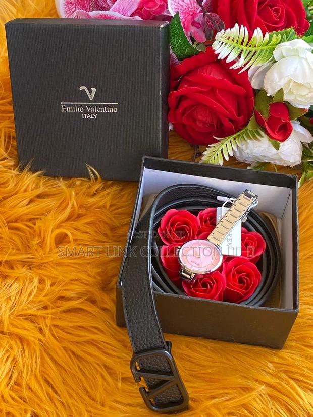 Ladies Leather Belt X Watch - thumbnail 4