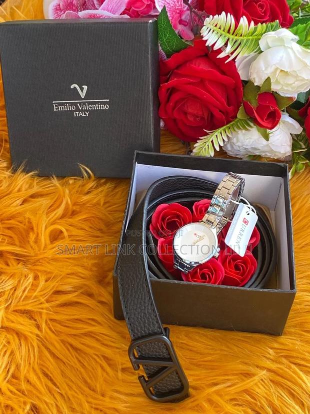 Ladies Leather Belt X Watch - thumbnail 5