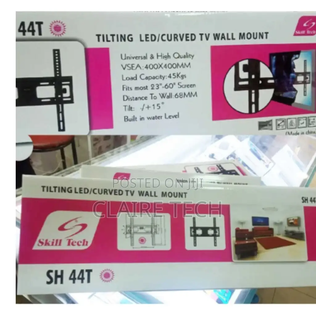 Tilting Led/Curved TV Wall Mount 23"-65"