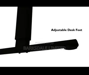 Dark Brown Standing Desk Table Electrical Adjustable Office