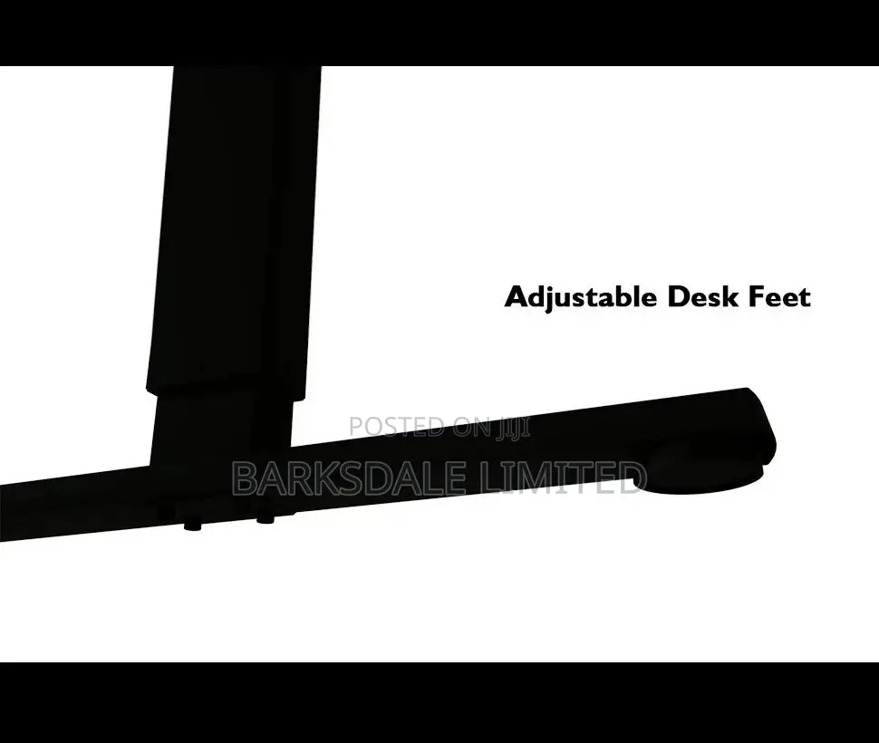 Dark Brown Standing Desk Table Electrical Adjustable Office
