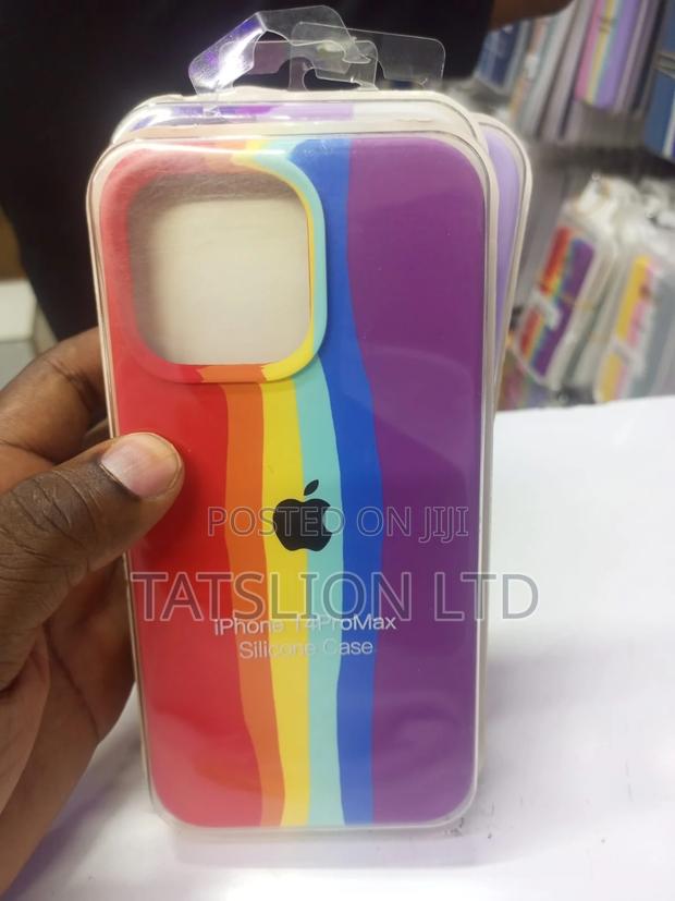 iPhone 14 Pro Max Rainbow Silcone Cases - thumbnail 2