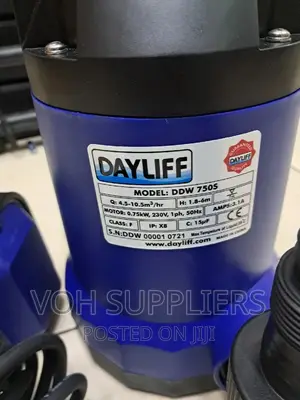 Drainage Pump Model DDW-750S Water Pump