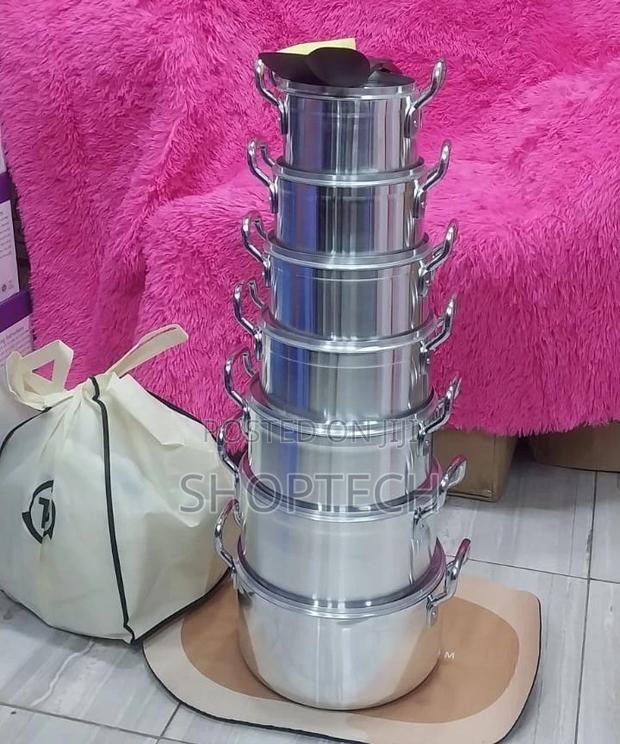 Tornado Stainless Alluminium Cookware Sufuria Set 14pc - main view