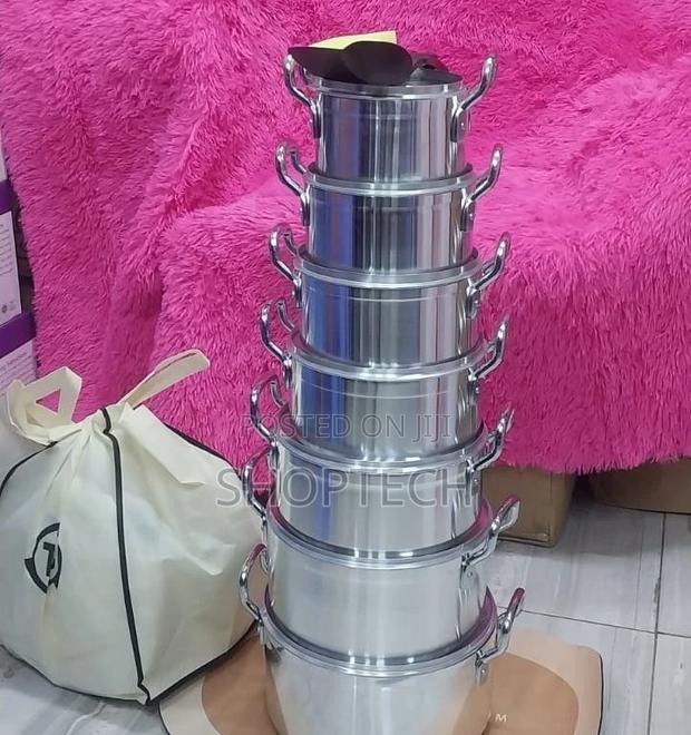 Tornado Stainless Alluminium Cookware Sufuria Set 14pc - thumbnail 2