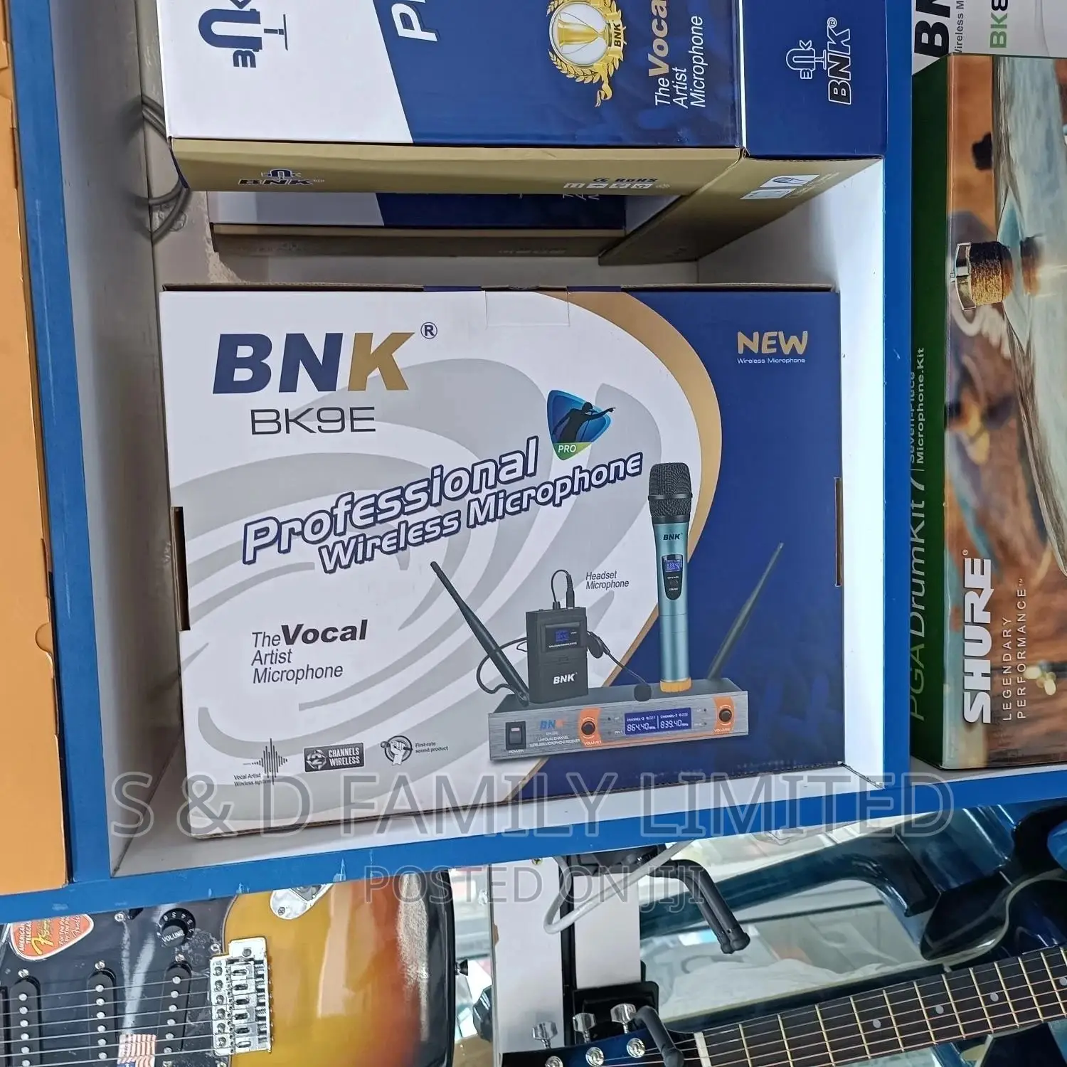 BNK 3 in 1 Wireless Microphone BK9E