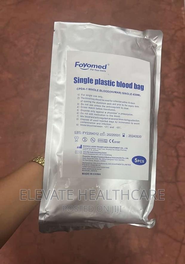 Single Blood Bag 450ml - main view