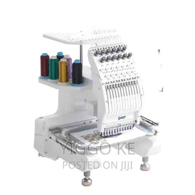 12 Needles Single Head Embroidery Machine