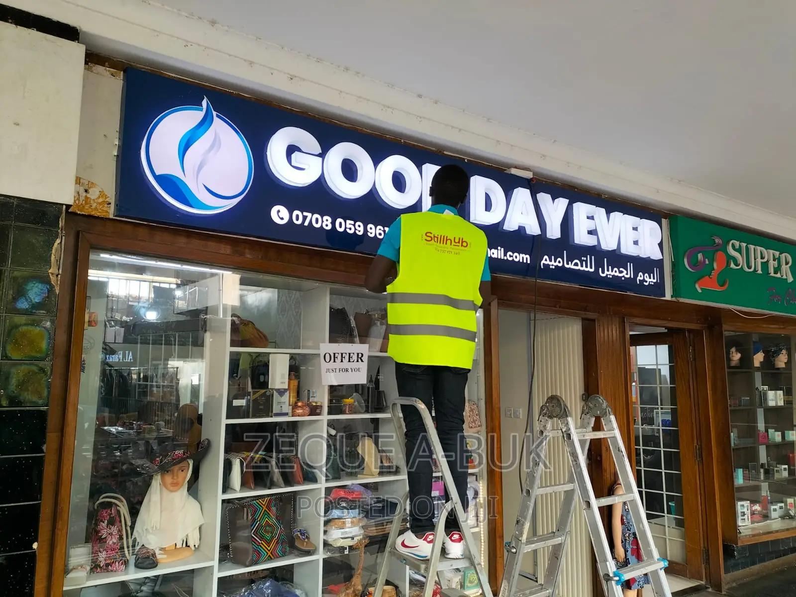 3D Signages Plus Installation