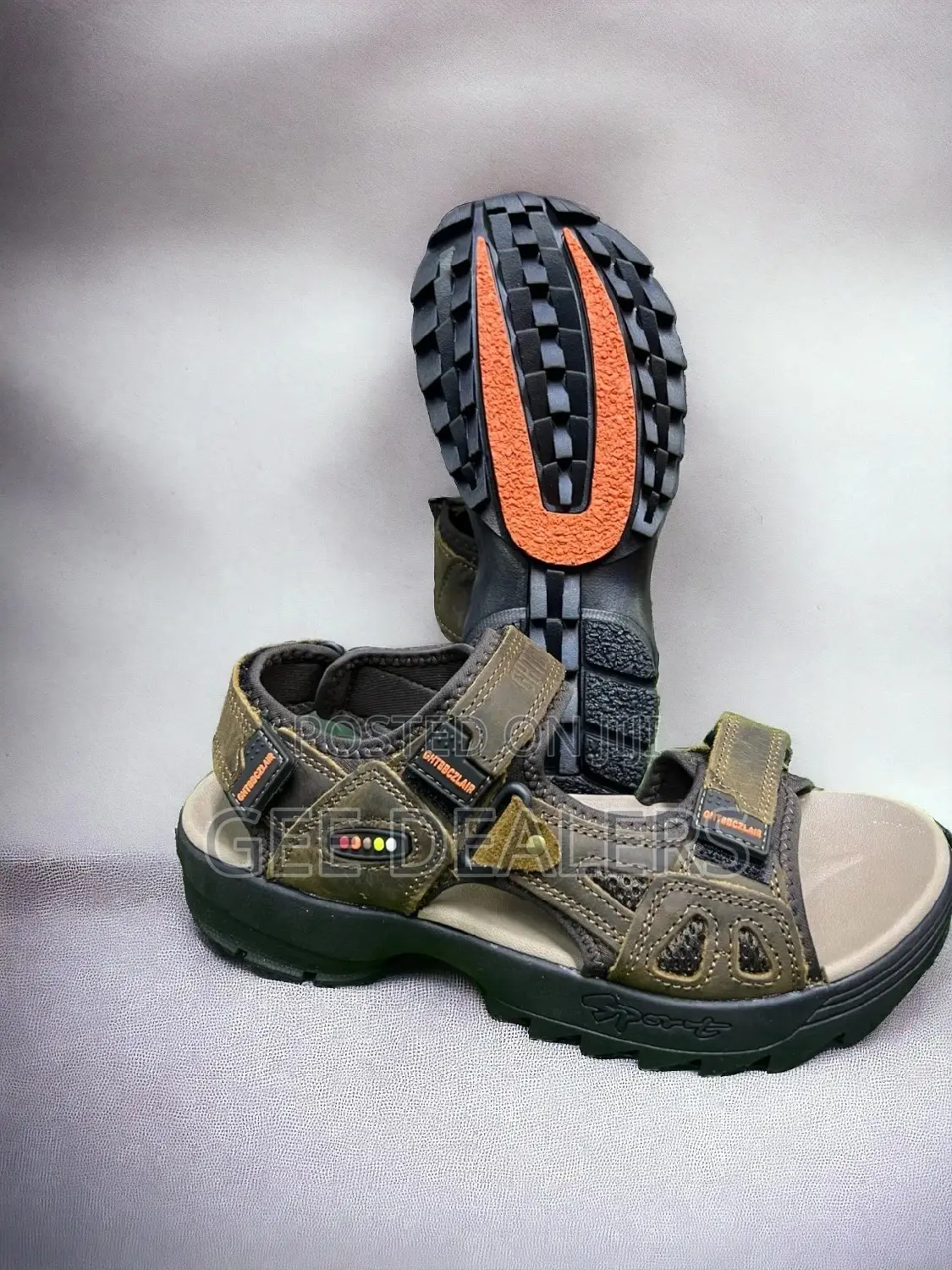 Leather Men Open Shoes 40-45