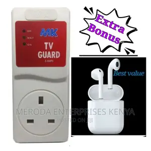 MK TV Guard + Bluetooth Wireless Earphones/Earbuds.