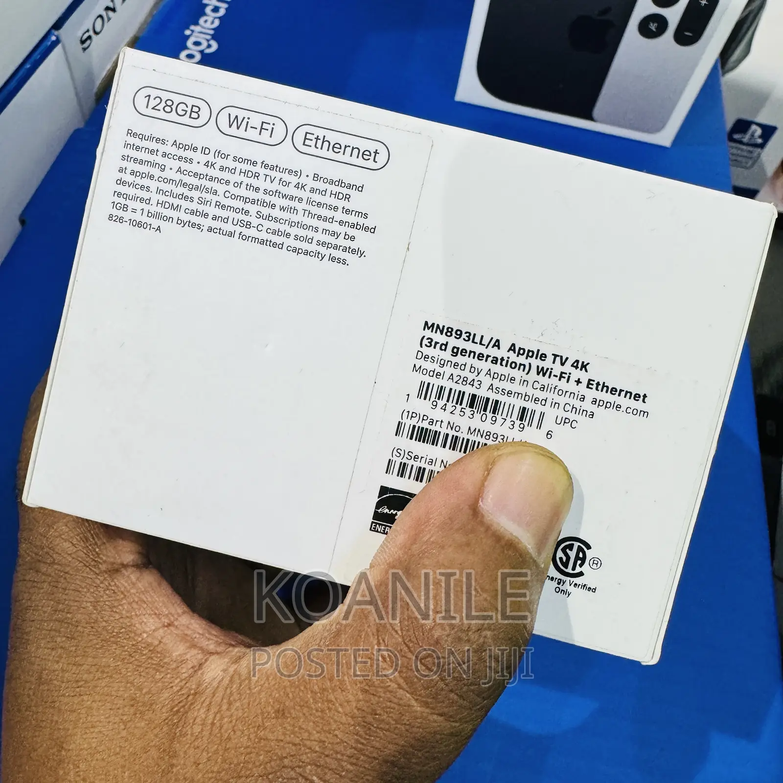 Apple Tv 3rd Gen Wi-fi + Ethernet (128gb)