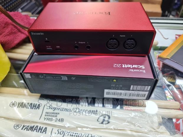 Focusrite Scarlett 2i2 4th Generation Soundcard - main view