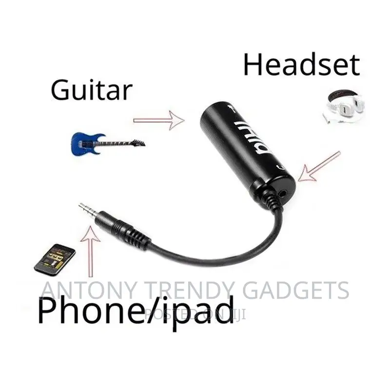 Guitar Interface Irig Converter Replacement Guitar for Phone