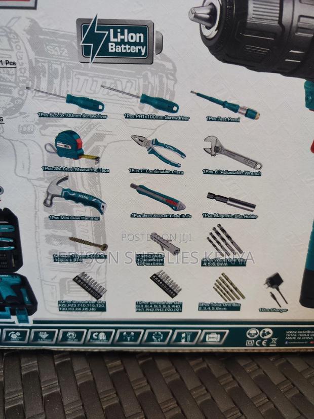 Total Cordless Drill Tools Set Total 81pcs Tools Set - thumbnail 8