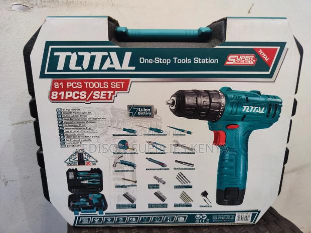 Total Cordless Drill Tools Set Total 81pcs Tools Set - thumbnail 6