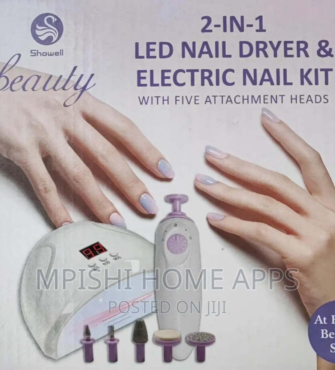 USB 2in1 LED Nail Dryer + Electric Nail Kit