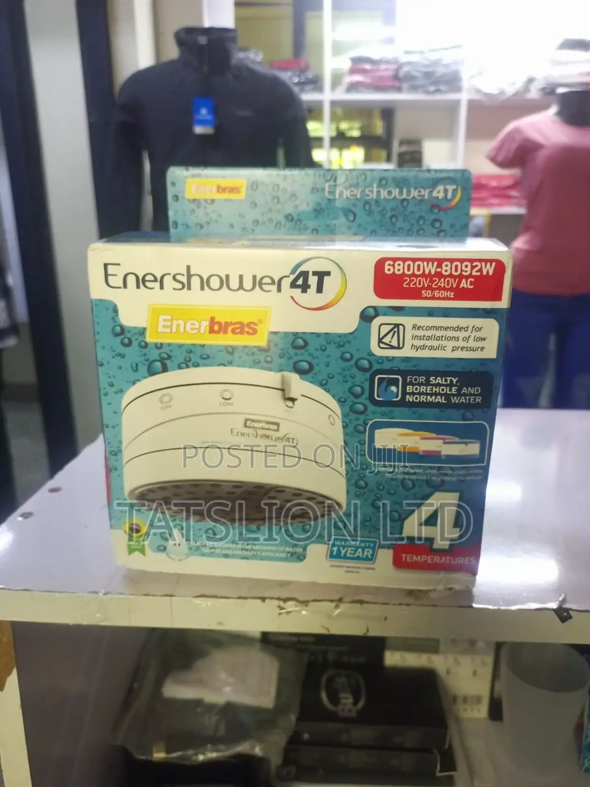 Enerbras Shower Head Instant Water Heater