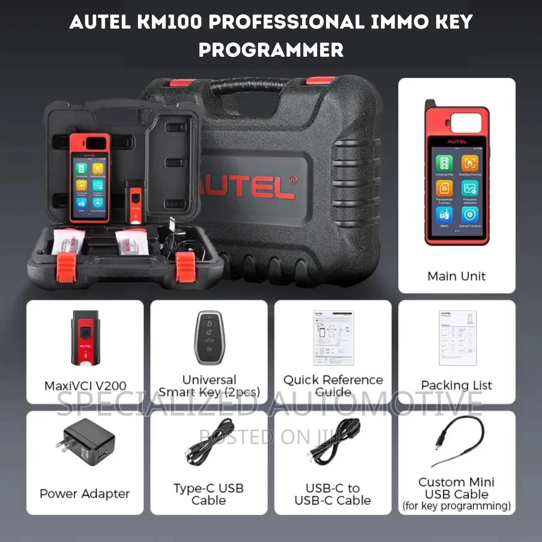 Car Immobilizer Key Programming Machine Autel Maxiim Km100