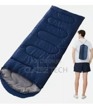 Ultra Light Blue Camping Sleeping Bag 
