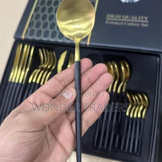 24pcs High Polished Cutlery Set - main view