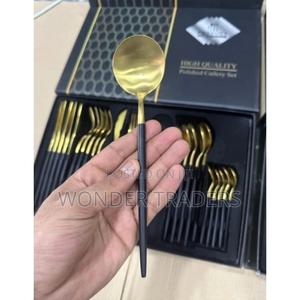 24pcs High Polished Cutlery Set. - thumbnail 2