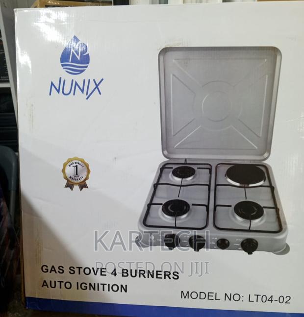 Nunix 3+1 Table Top Cooker Auto Ignition