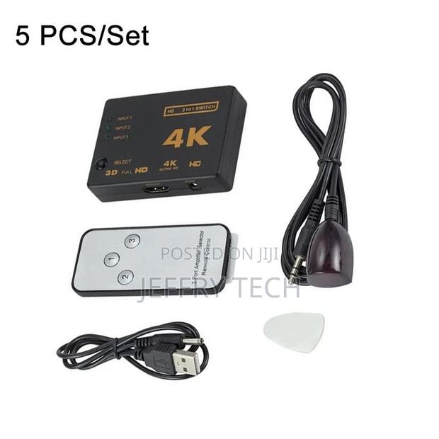Set 3 Into 1 Out HDMI Switcher With Remote Control - thumbnail 2