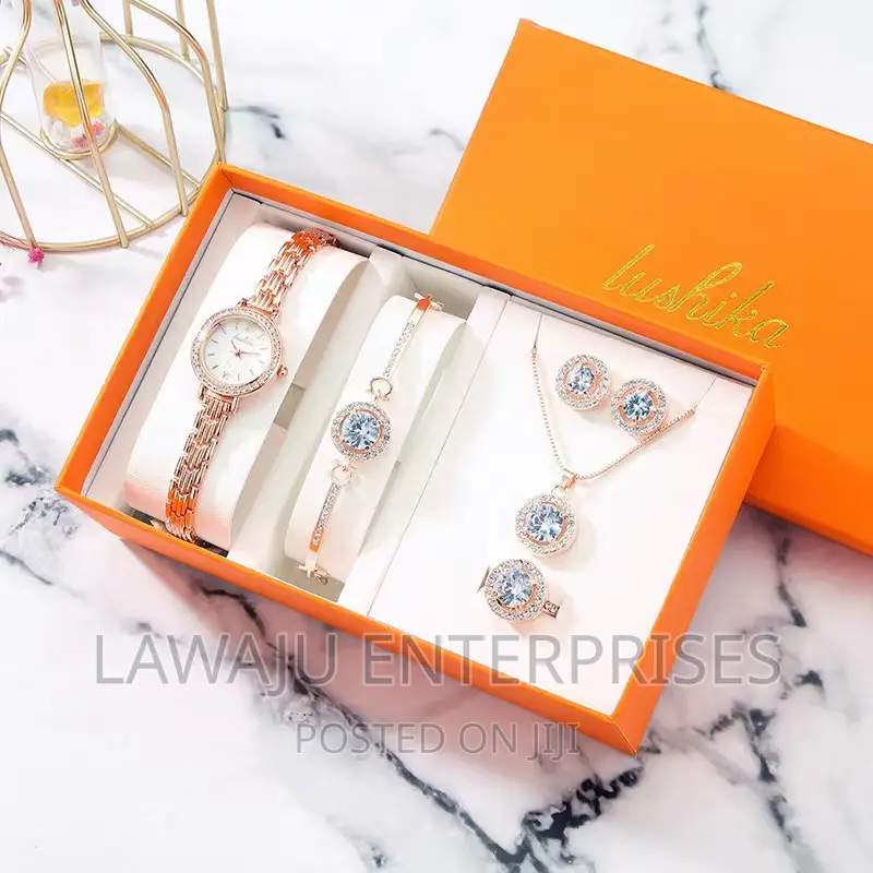 Elegant Gold Swan 7 in 1 Ladies Gift Set
