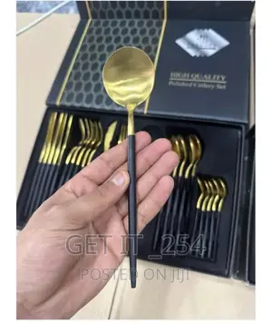 24 PCS High Polished Cutlery Set