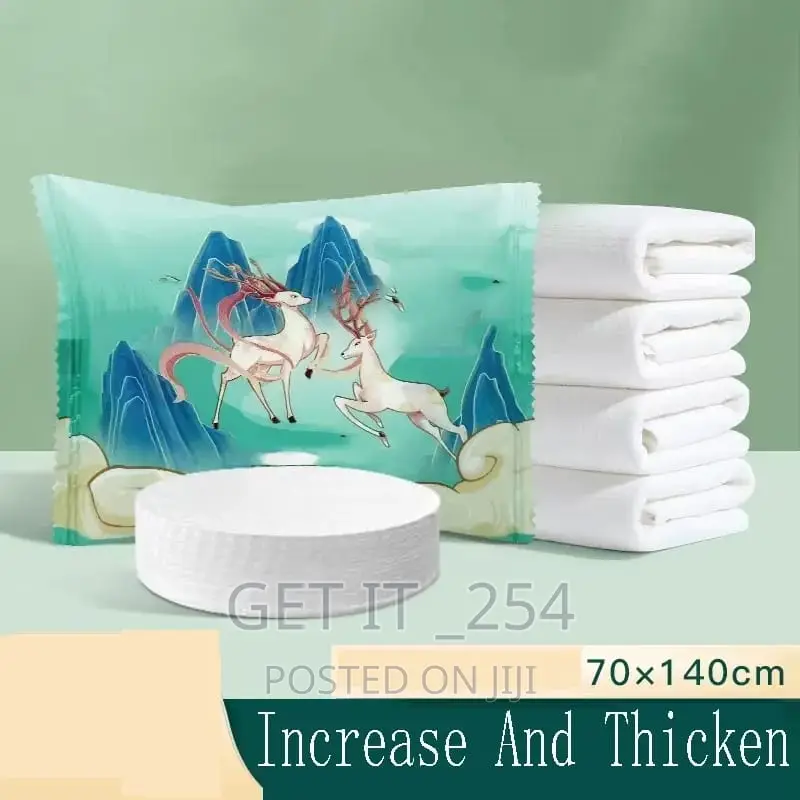 Large Disposable High Quality Bath Towel, Thickened Compresd
