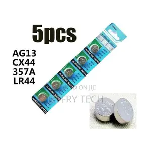 5pcs AG13 LR44 Coin Watch Button Cell Battery 1.55V Alkalin