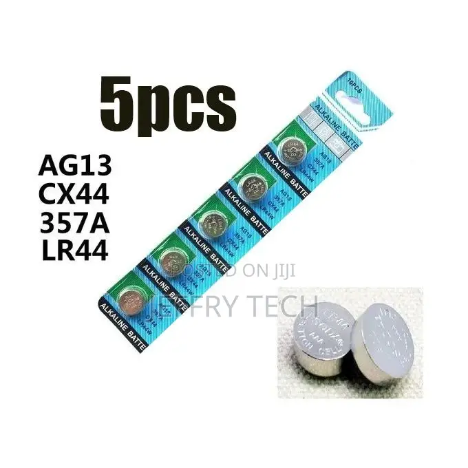 5pcs AG13 LR44 Coin Watch Button Cell Battery 1.55V Alkalin