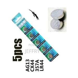 5pcs AG13 LR44 Coin Watch Button Cell Battery 1.55V Alkalin