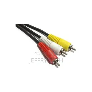 5mtrs Heavy Duty Long AV Audio Video Cable 3RCA