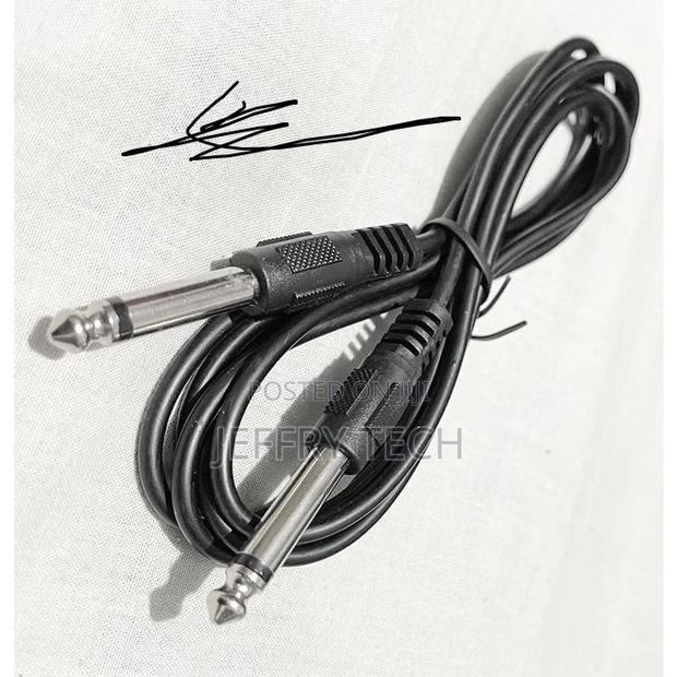 6.35mm 1/4inch Professional Mono Jack Plug Guitar/Instrument - thumbnail 2