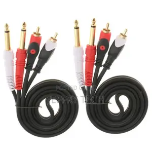 Instrument Audio Cable 6.5mm Male to RCA Male Adapter For